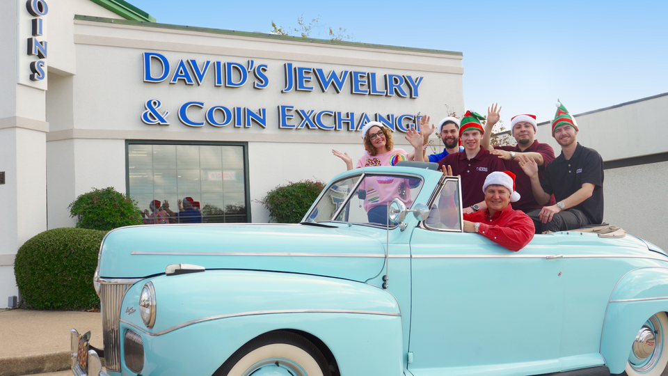 david's jewelry and coin exchange employees in car